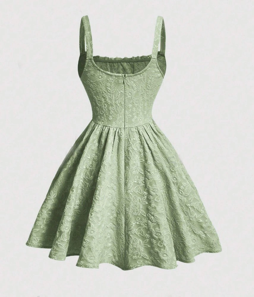 Vestido de Festa Princesa Jacquard Laços