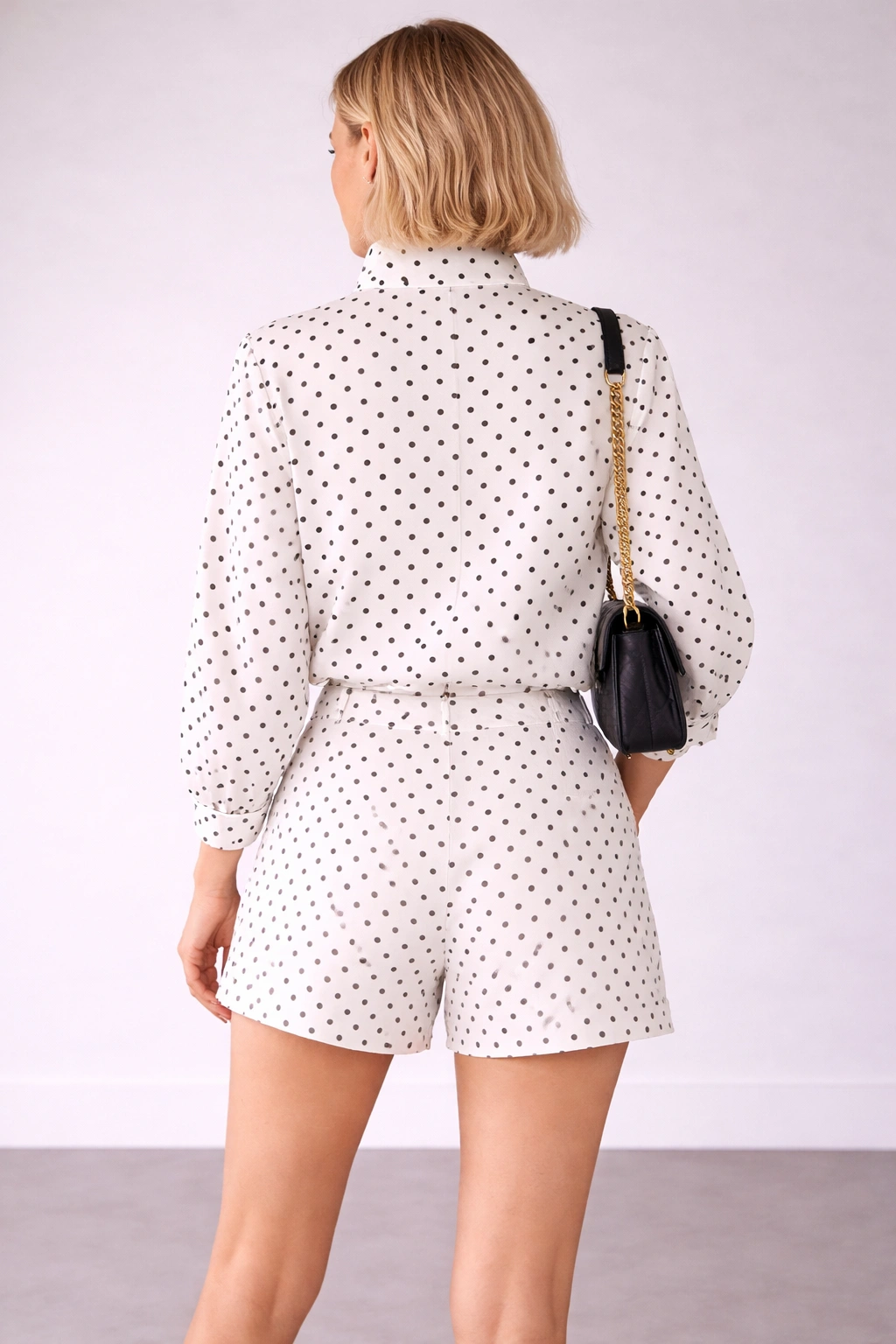Conjunto Estampado Casual Poá
