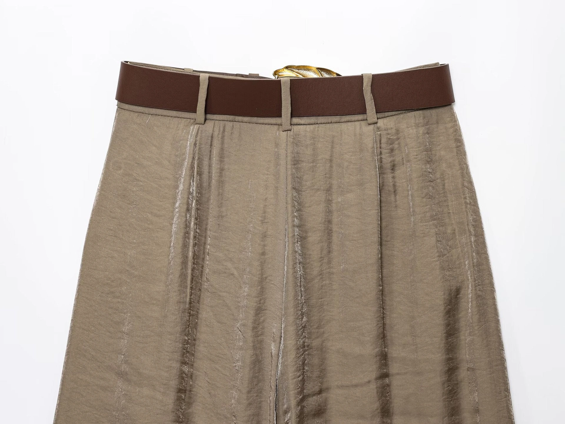 Calça Pantalona Cintura Alta
