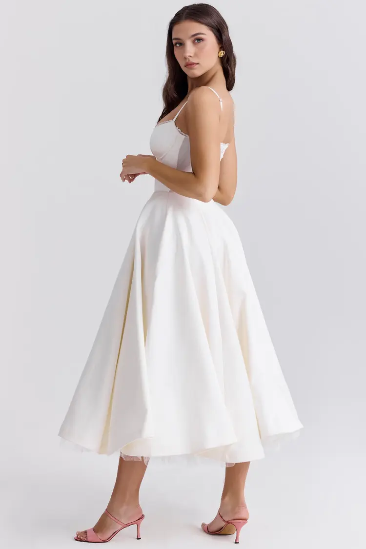 Vestido Charlotte Midi Acinturado