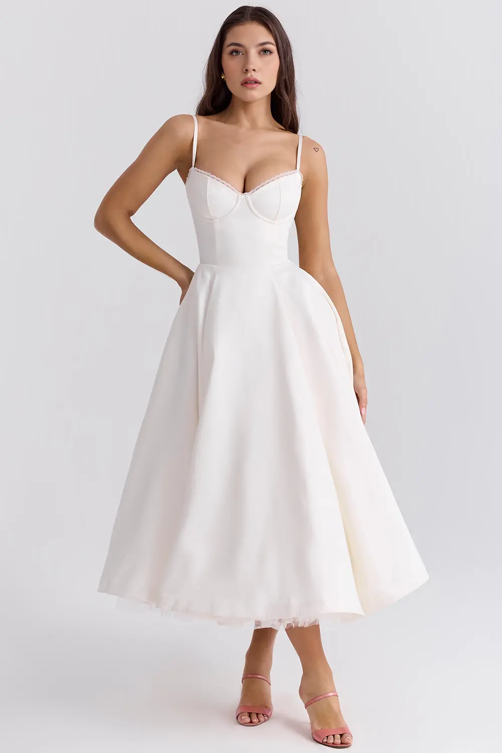 Vestido Charlotte Midi Acinturado