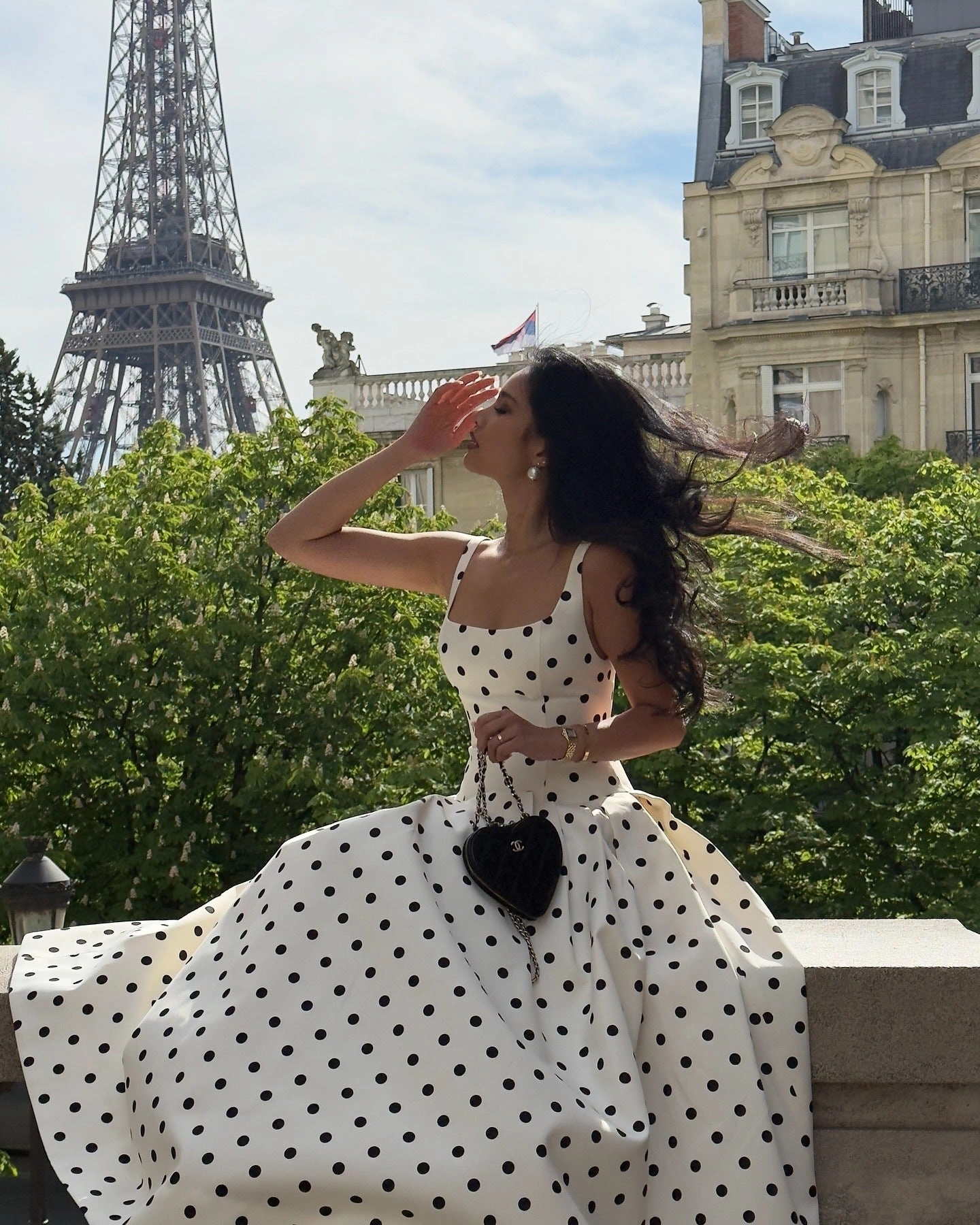 Vestido Audrey Midi Poá