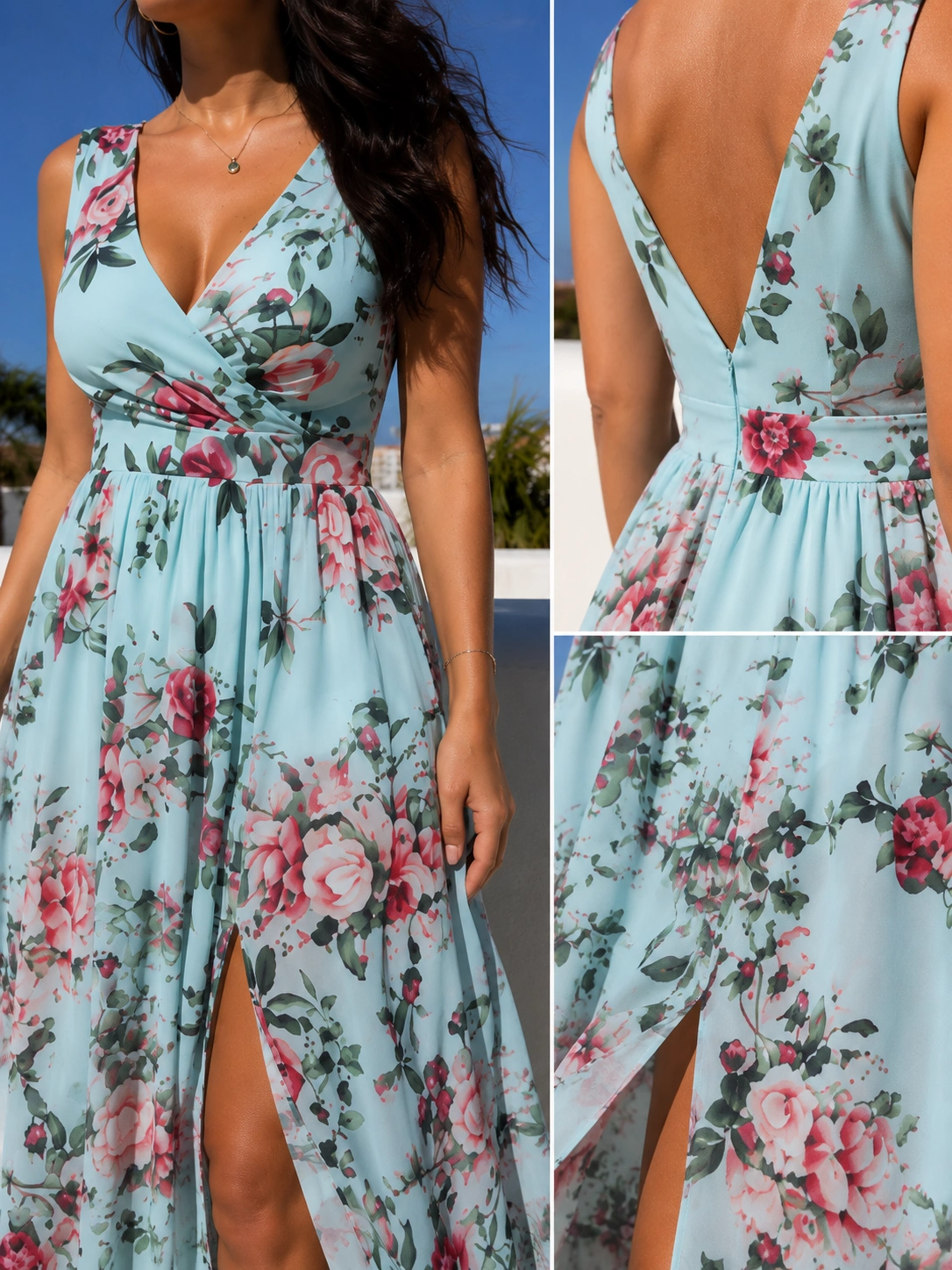 Vestido Charlotte Longo Floral