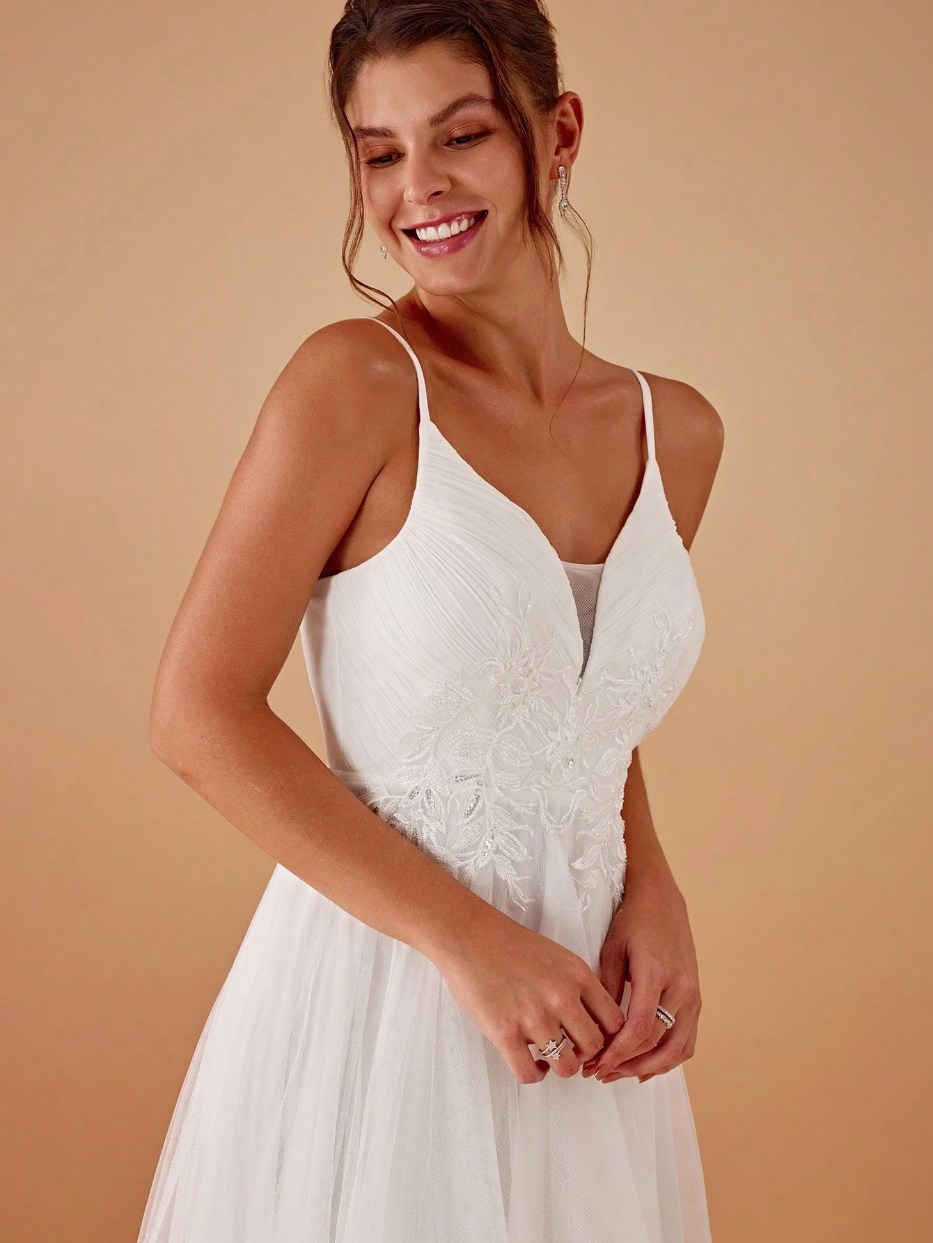 Vestido Mullet Amélie em Tule Bordado