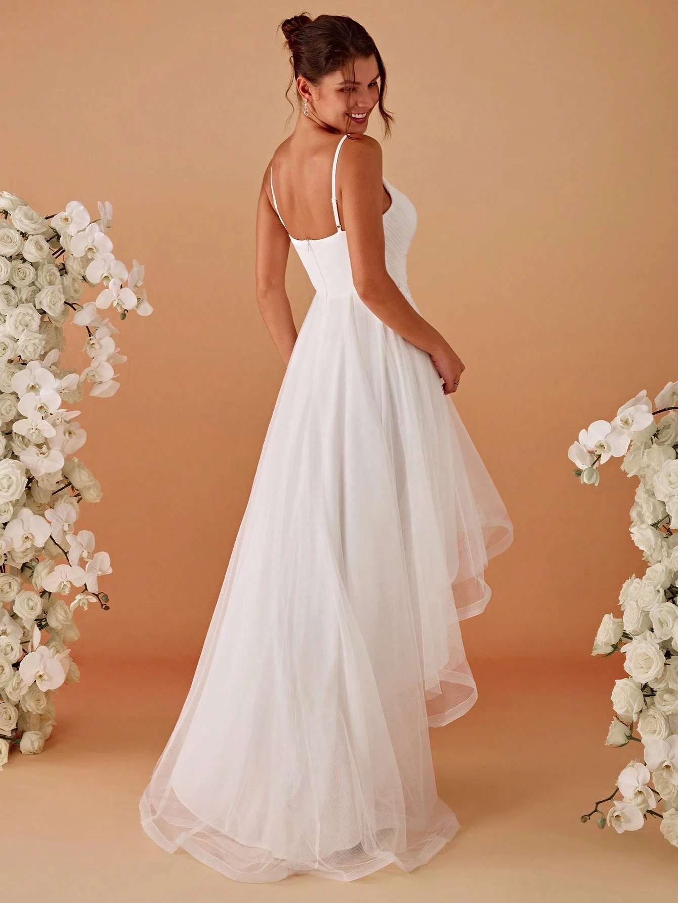 Vestido Mullet Amélie em Tule Bordado