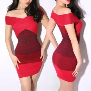 Vestido Bandagem Vermelho