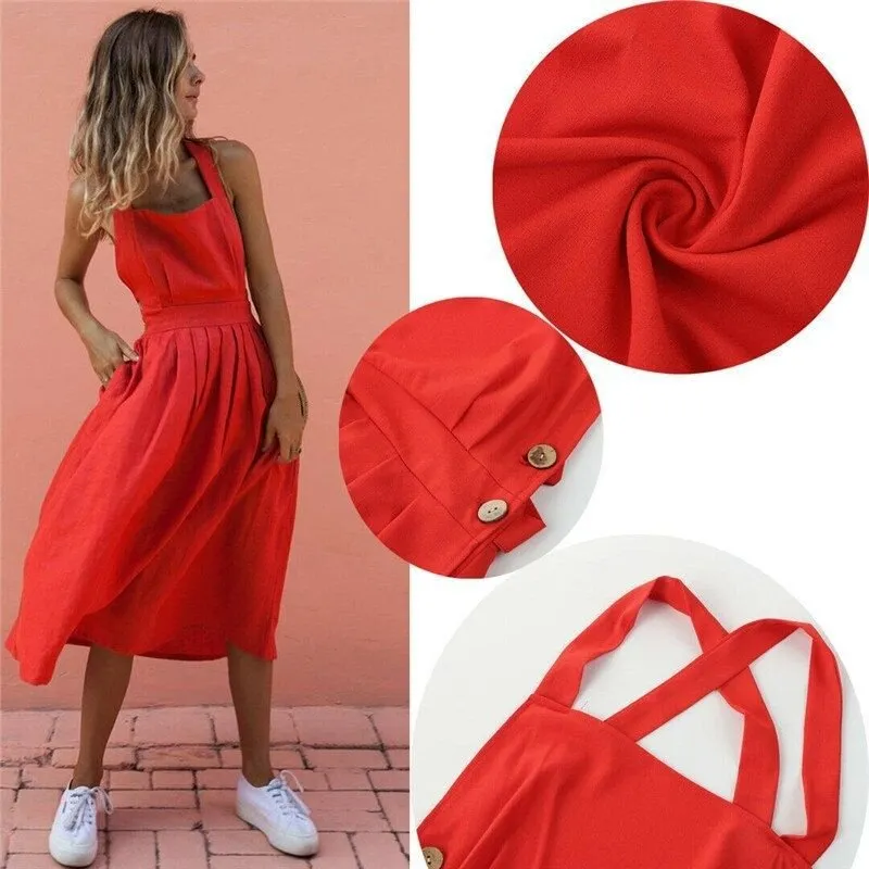 Vestido Midi Vermelho - Imagem 5