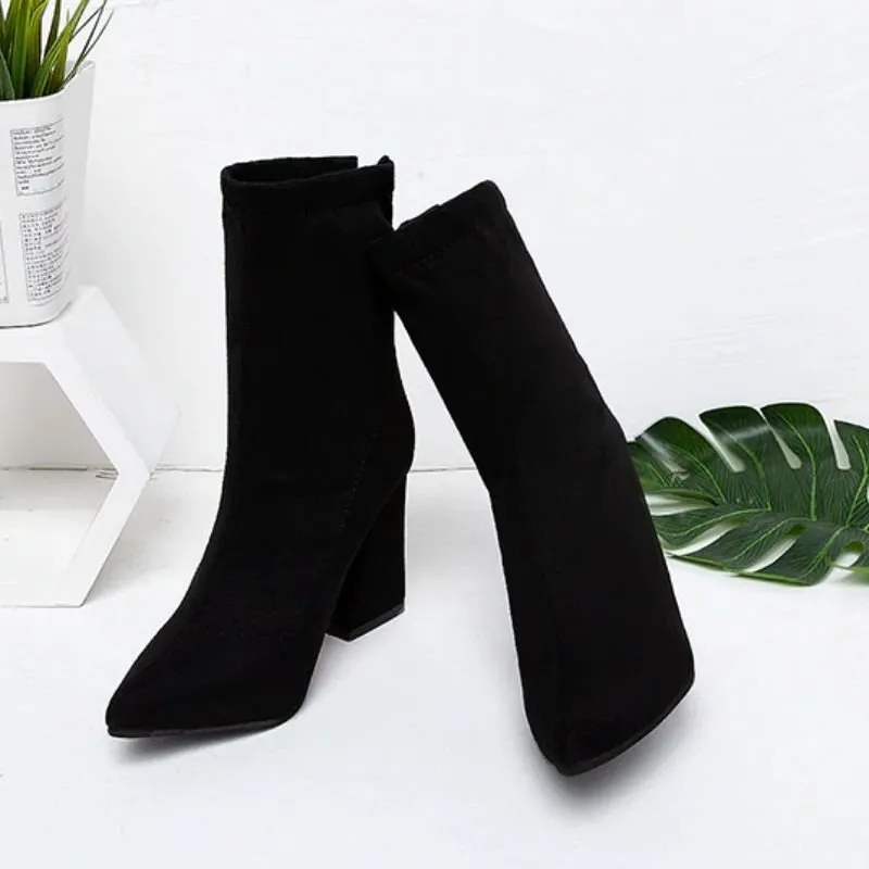 Bota Meia Salto Grosso - Imagem 6