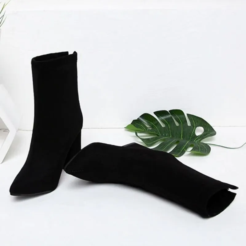 Bota Meia Salto Grosso - Imagem 7