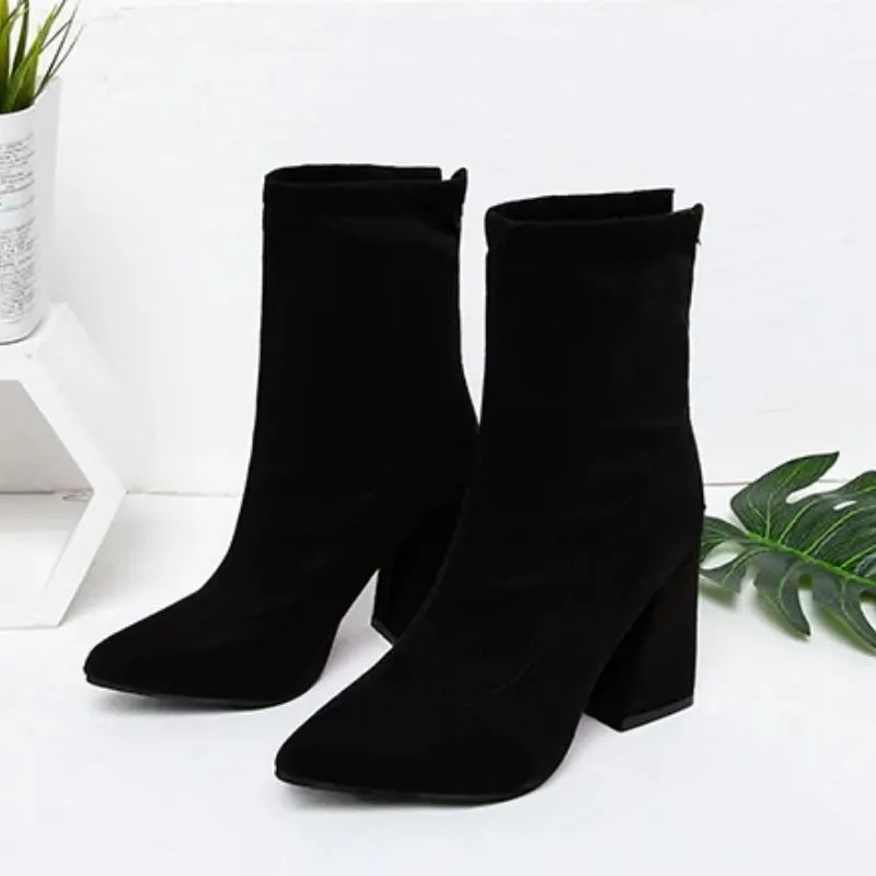 Bota Meia Salto Grosso - Imagem 8