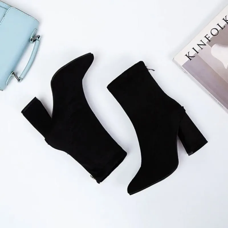 Bota Meia Salto Grosso - Imagem 9