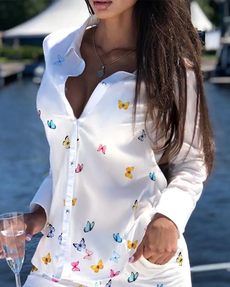 Conjunto Estampa Borboleta