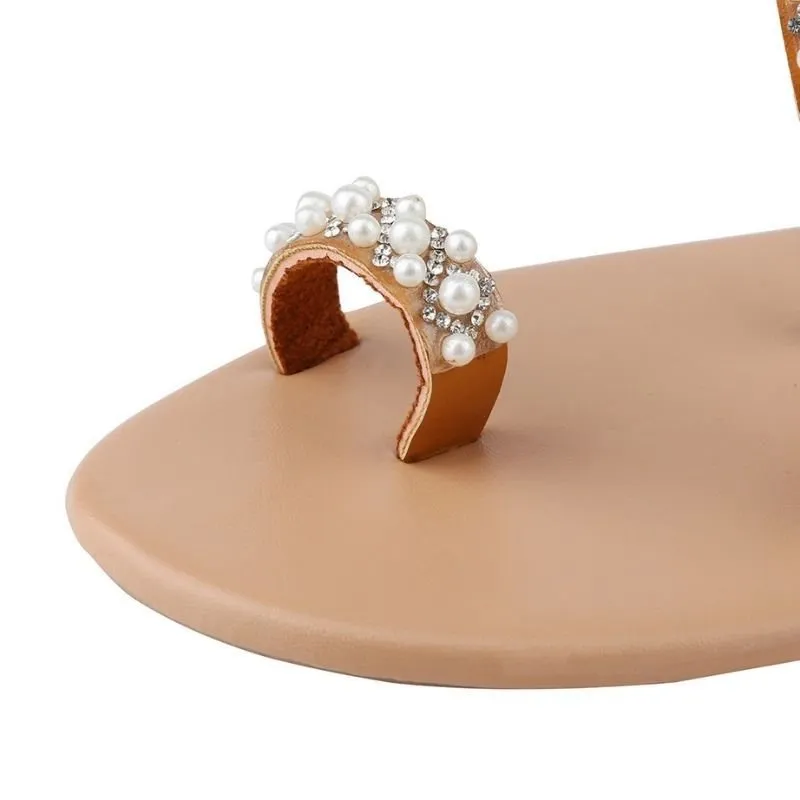 Sandália Rasteira Pérolas - Imagem 9