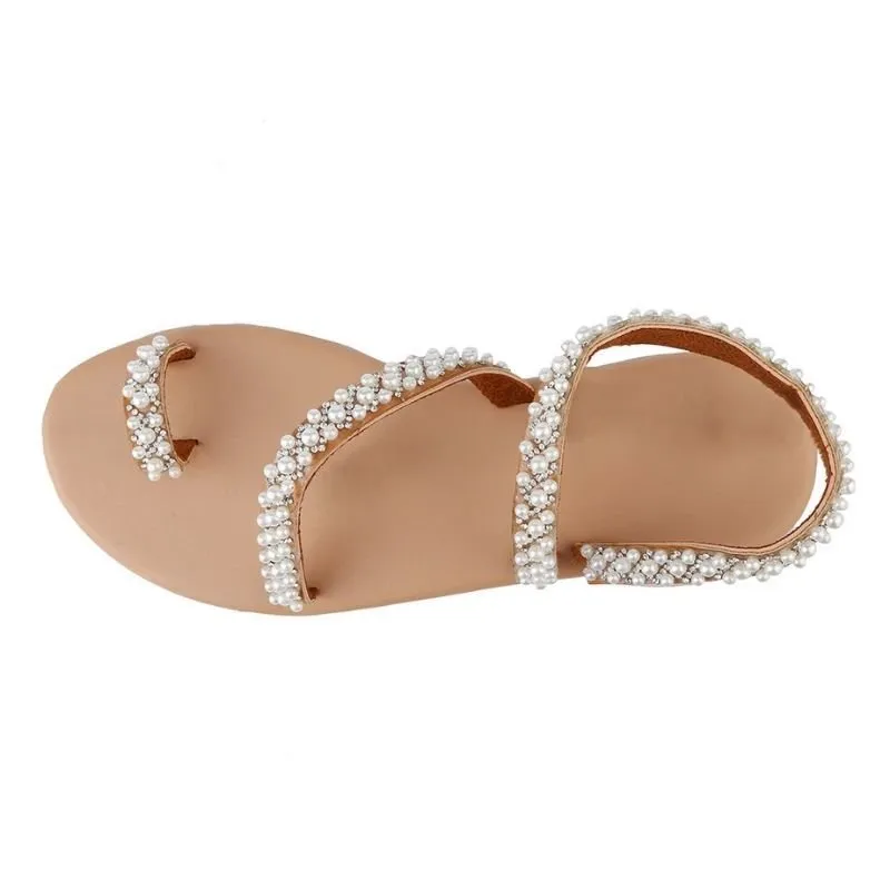 Sandália Rasteira Pérolas - Imagem 8