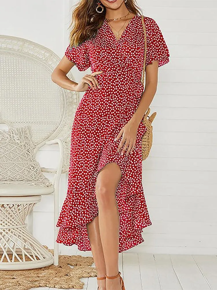 Vestido Chiffon Estampa Floral - Imagem 10