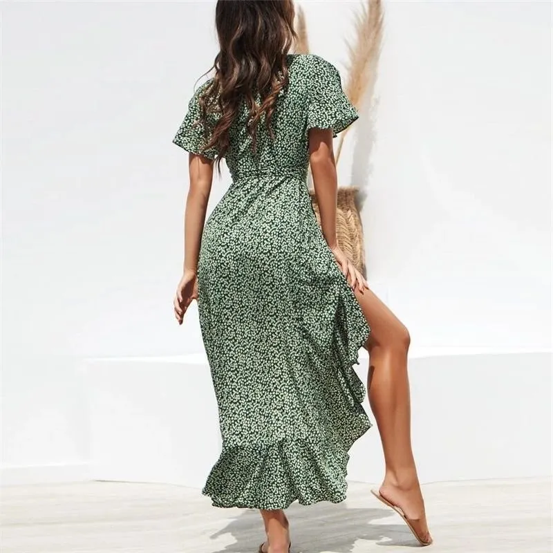 Vestido Chiffon Estampa Floral - Imagem 2