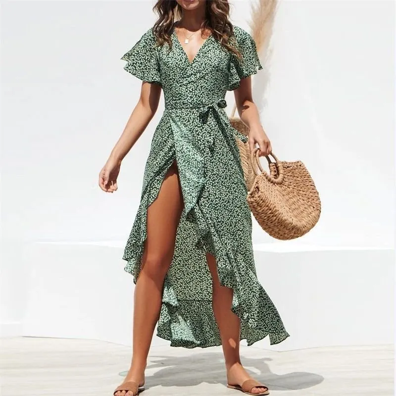 Vestido Chiffon Estampa Floral - Imagem 4