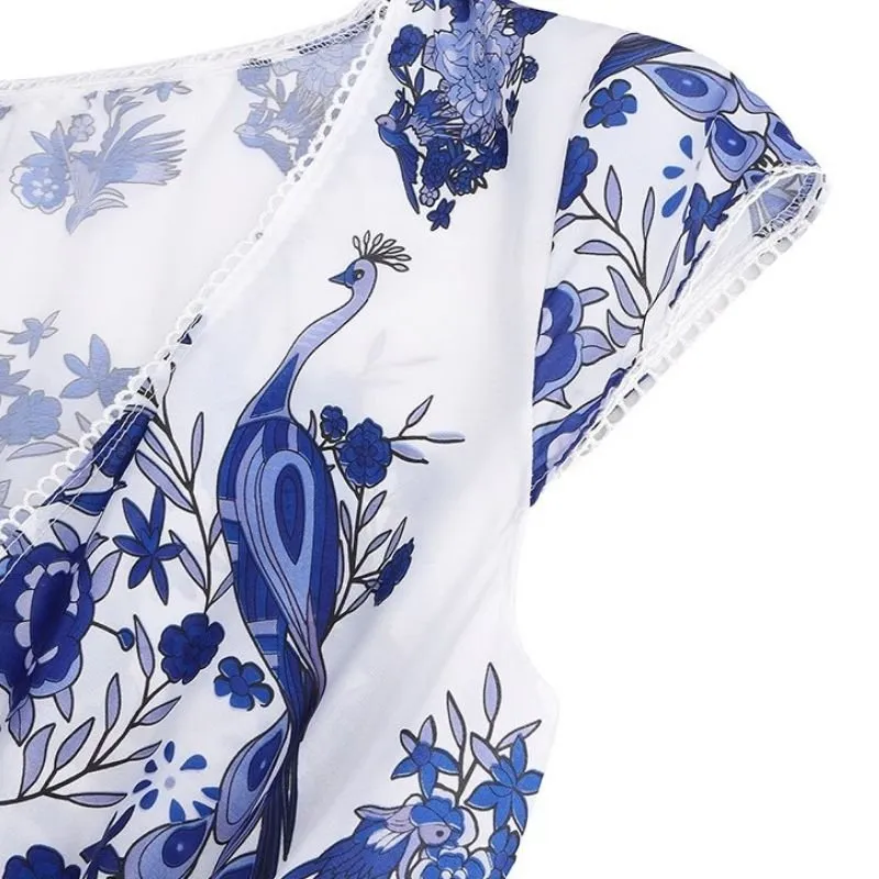 Vestido Maxi Decote em V - Imagem 6