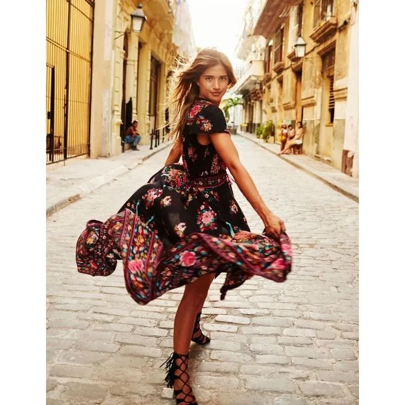 Vestido Maxi Vintage - Imagem 3