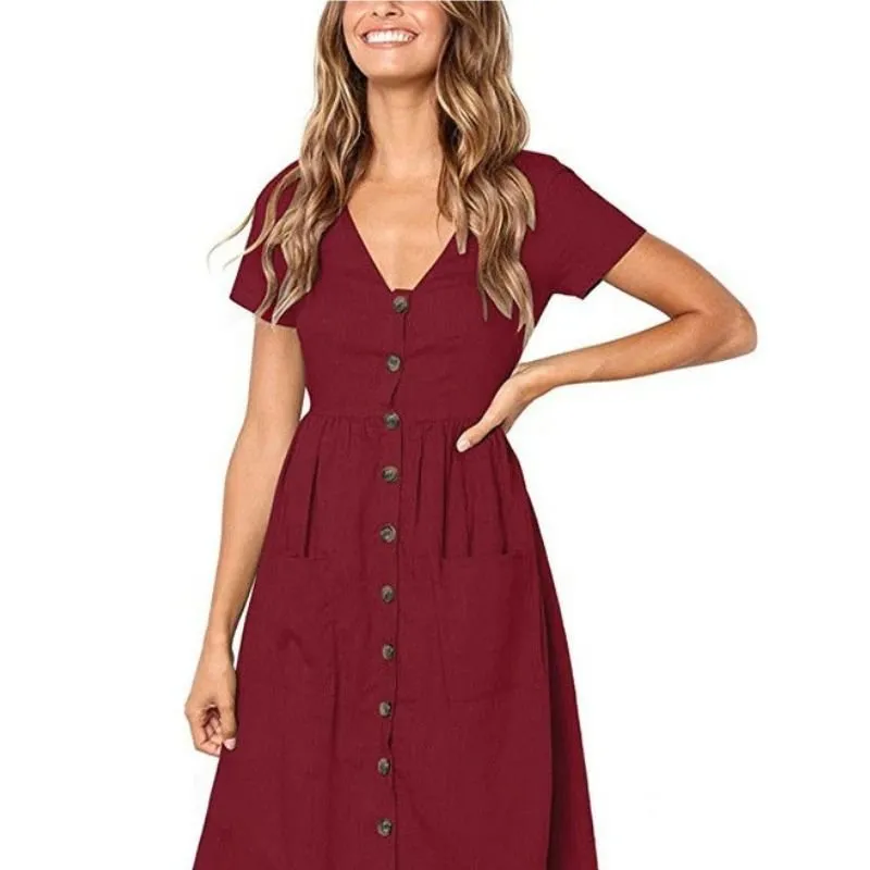 Vestido Midi Botões - Imagem 7