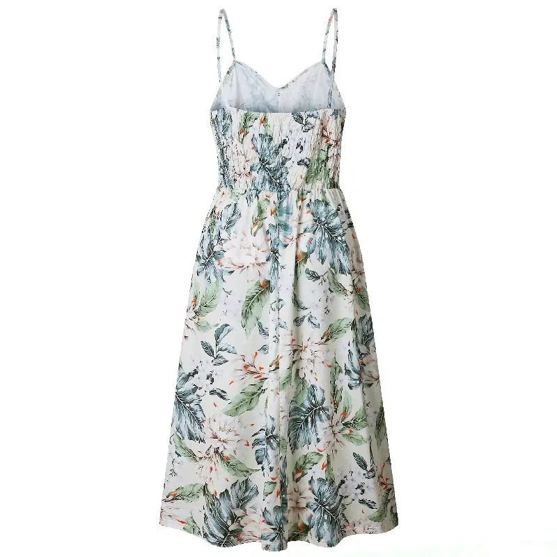 Vestido Midi Folhagens - Imagem 4