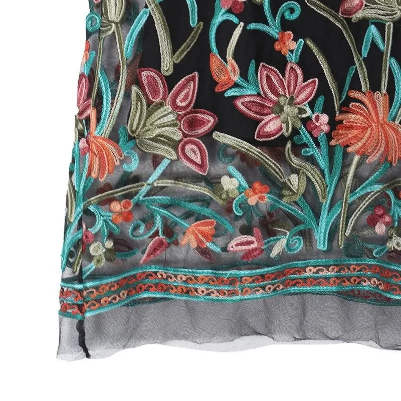 Vestido Sobreposição Bordado - Imagem 9