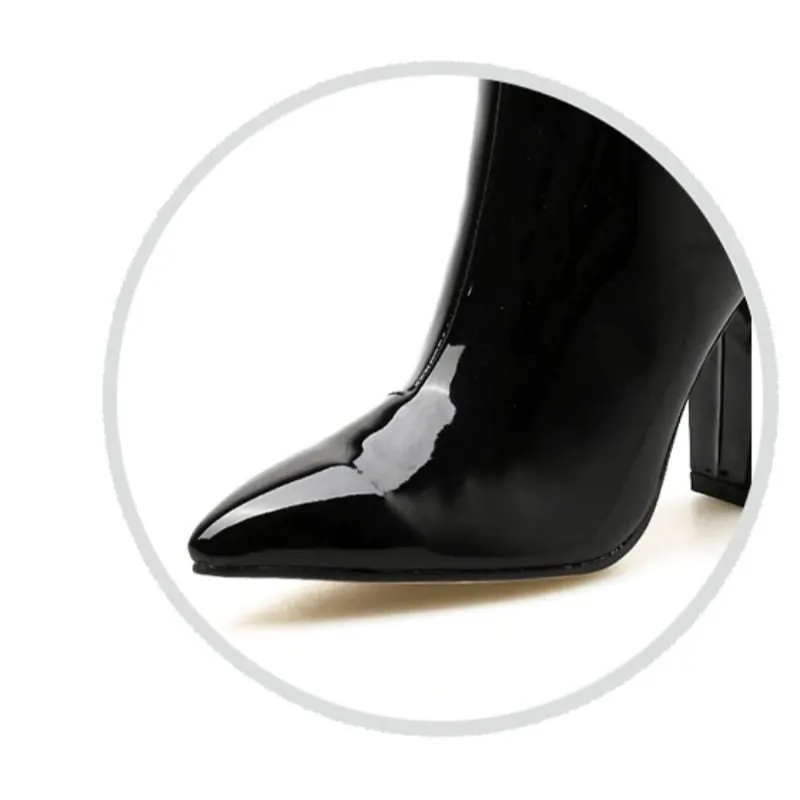 Bota Cano Médio Preta - Imagem 8