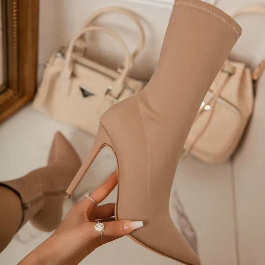 Bota Cano Médio Stretch - Imagem 6