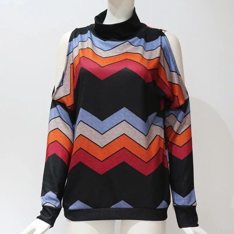 Camisa Off Shoulder Estampada - Imagem 6