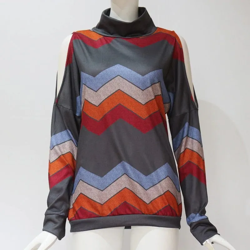 Camisa Off Shoulder Estampada - Imagem 8