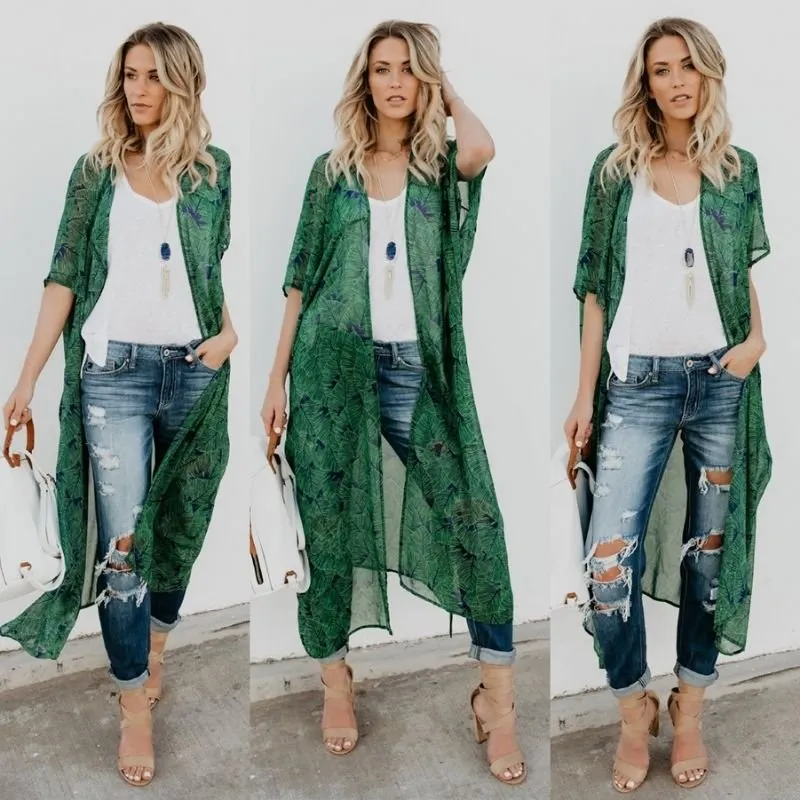 Kimono Longo Green - Imagem 2