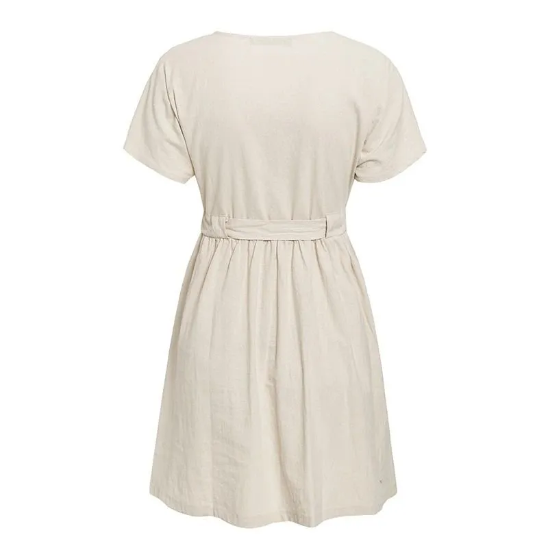 Vestido de Linho Acinturado - Imagem 7