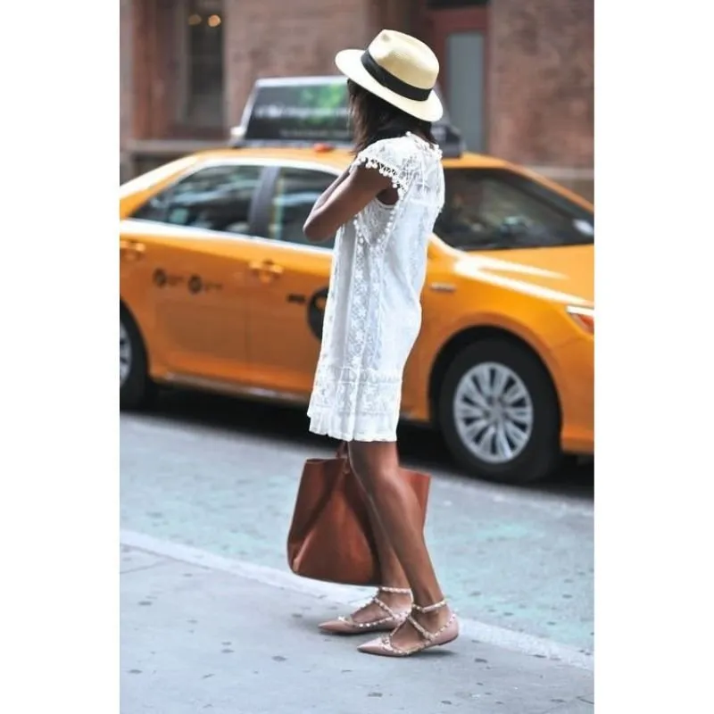 Vestido Rendado White