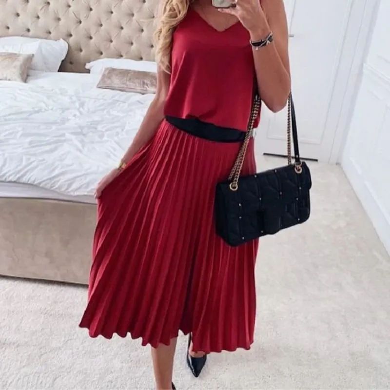 Vestido Saia Plissada - Imagem 2