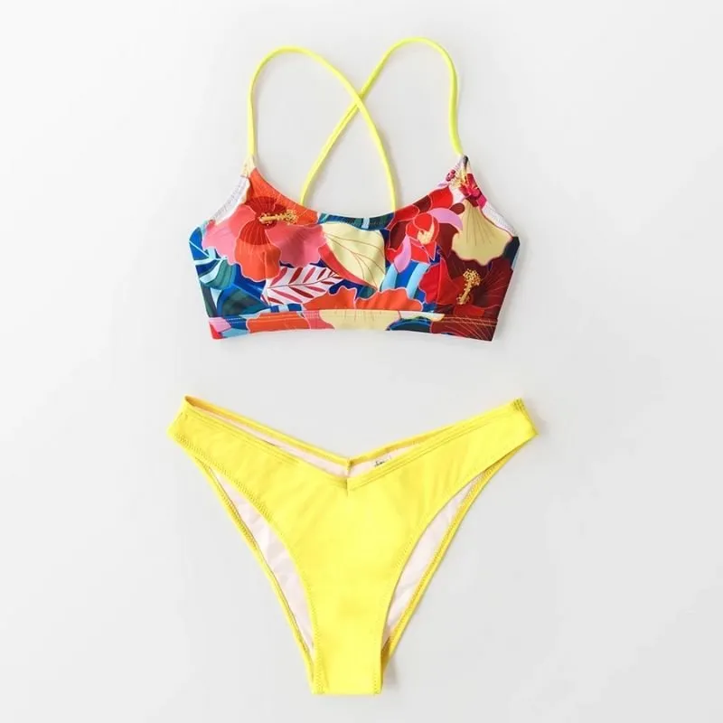 Biquíni Estampa Floral Multicolorida - Imagem 3