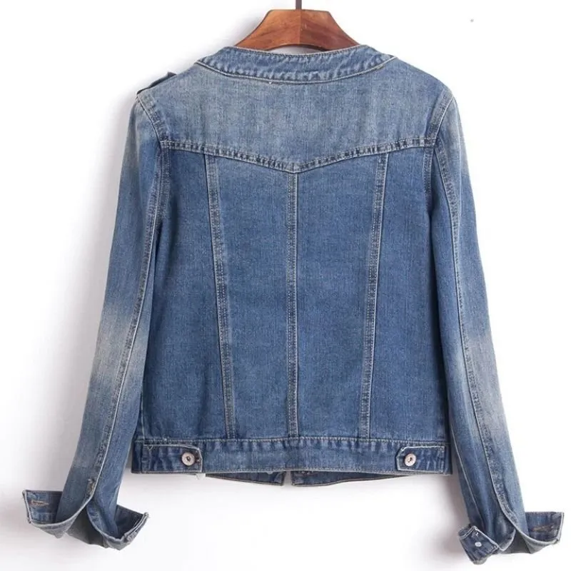 Jaqueta Jeans Gola Redonda - Imagem 2