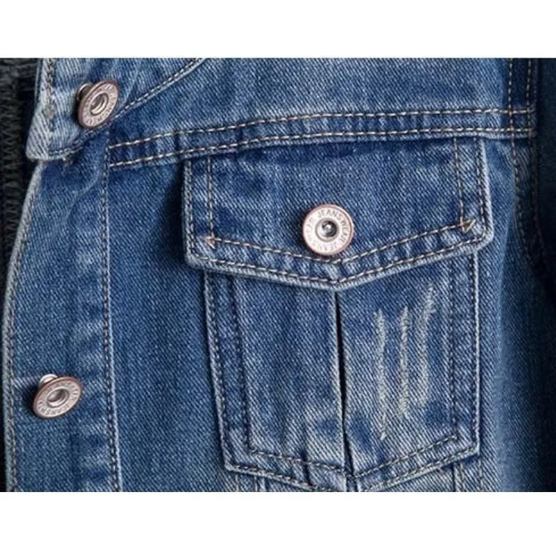 Jaqueta Jeans Gola Redonda - Imagem 5