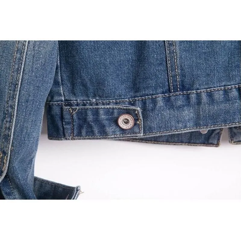 Jaqueta Jeans Gola Redonda - Imagem 6