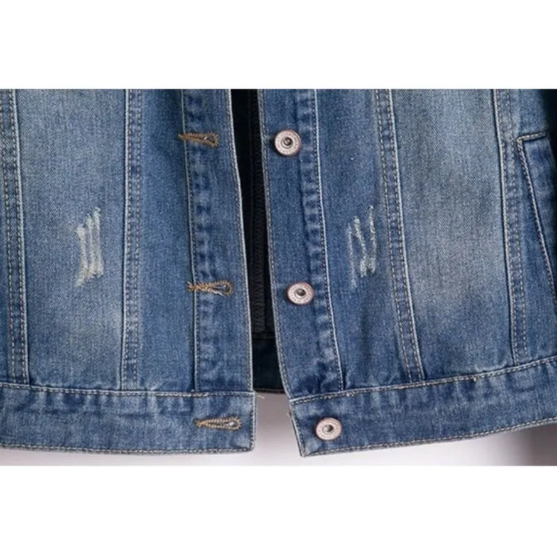 Jaqueta Jeans Gola Redonda - Imagem 7