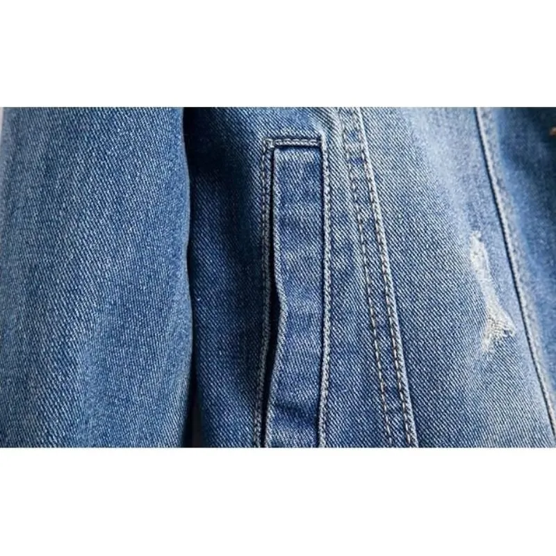 Jaqueta Jeans Gola Redonda - Imagem 8