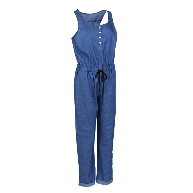 Macacão Denim Botões - Imagem 9