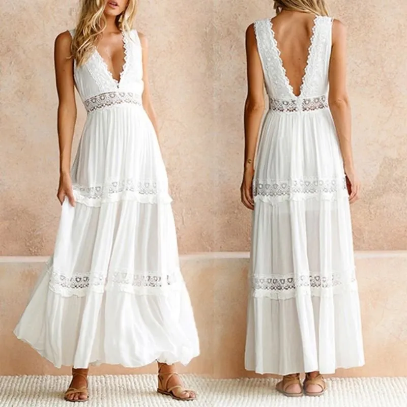 Vestido White Decotado