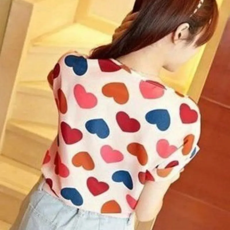 Blusa com Estampa de Corações - Imagem 5