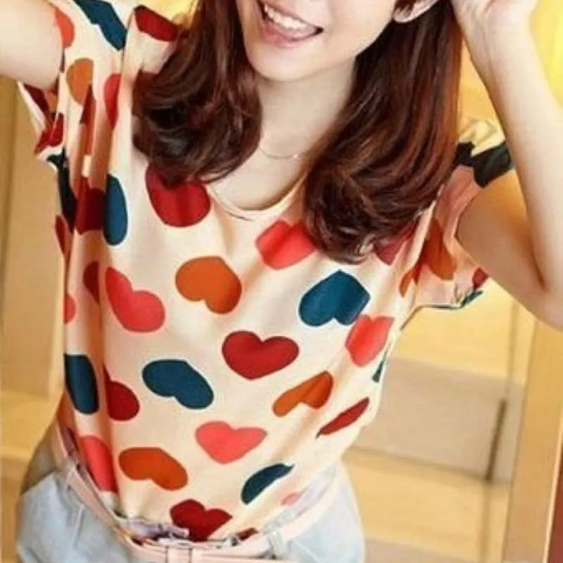 Blusa com Estampa de Corações - Imagem 6