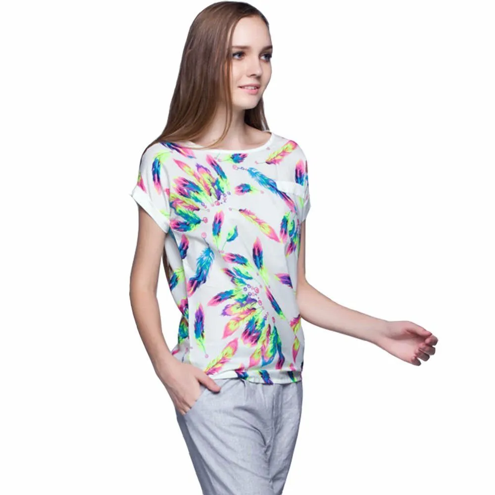 Blusa de Penas Coloridas - Imagem 11