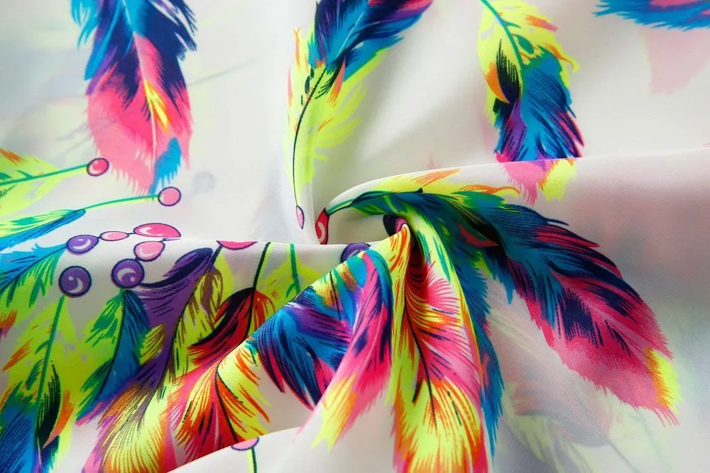 Blusa de Penas Coloridas - Imagem 6