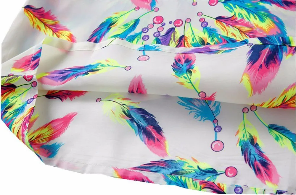 Blusa de Penas Coloridas - Imagem 8