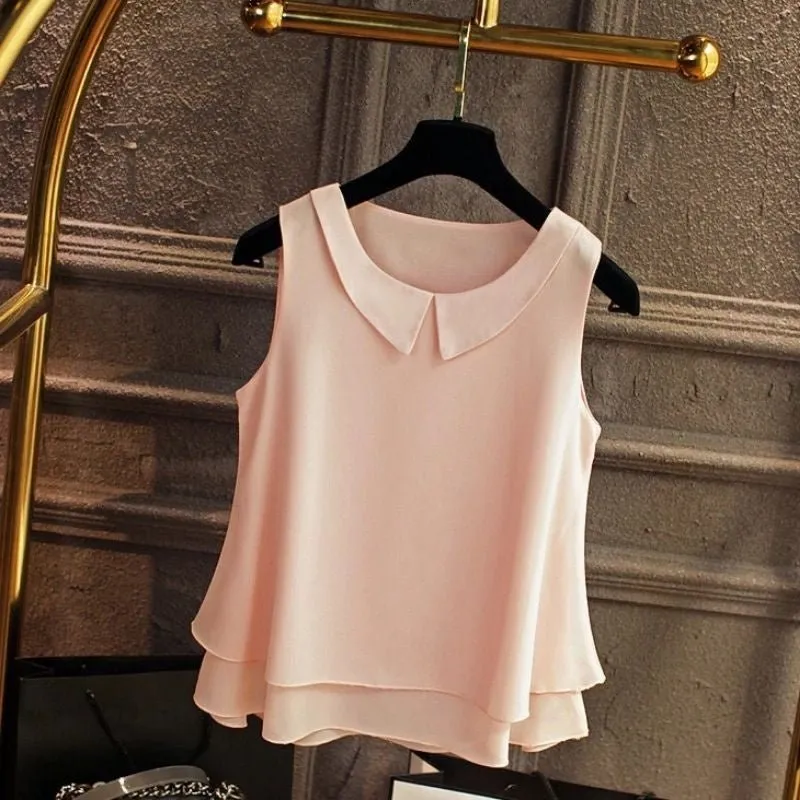 Blusa Chiffon Dupla Camada - Imagem 2