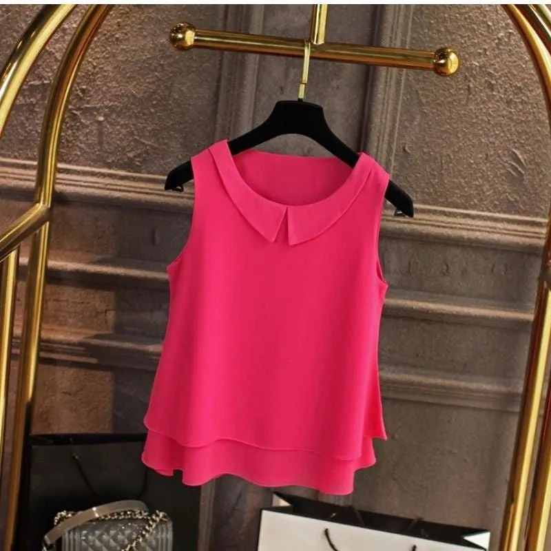 Blusa Chiffon Dupla Camada - Imagem 4
