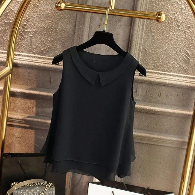 Blusa Chiffon Dupla Camada - Imagem 5